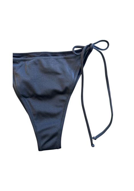 Costume donna Marielle MC2 Saint Barth 00349H Grigio slip tinta unita vita media laccetti MC2 SAINT BARTH | Costumi | MARIELLE00349H16H